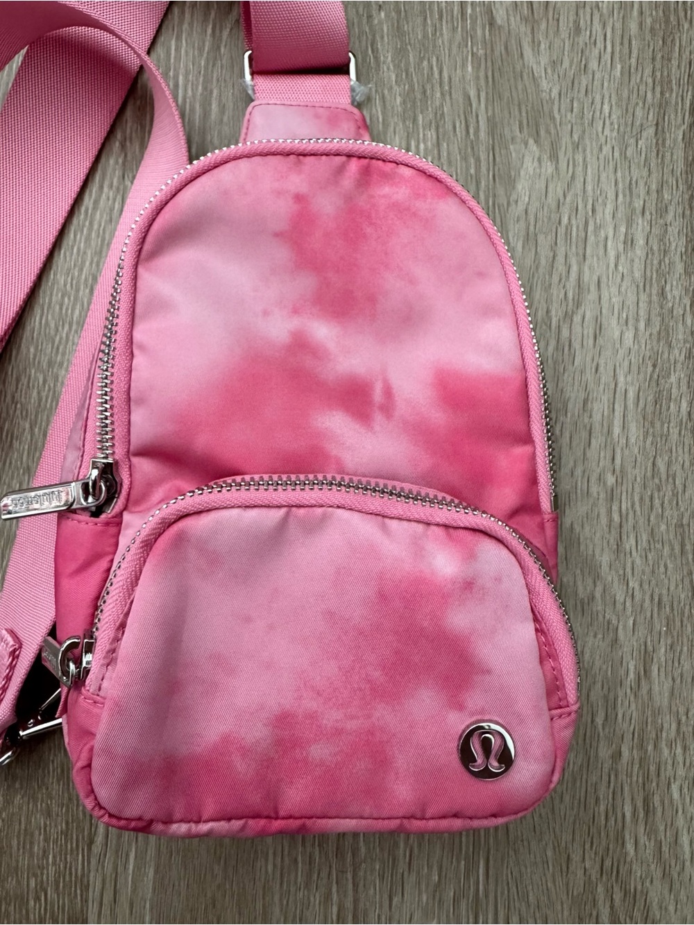 lululemon athletica Pink Tie-Dye Mini Sling Crossbody